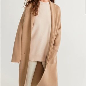 Mango Unstructured Knit Coat S-M